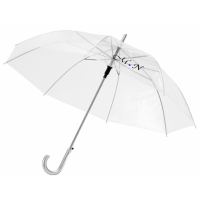 Caurspīdīgs lietussargs ar iniciāļiem